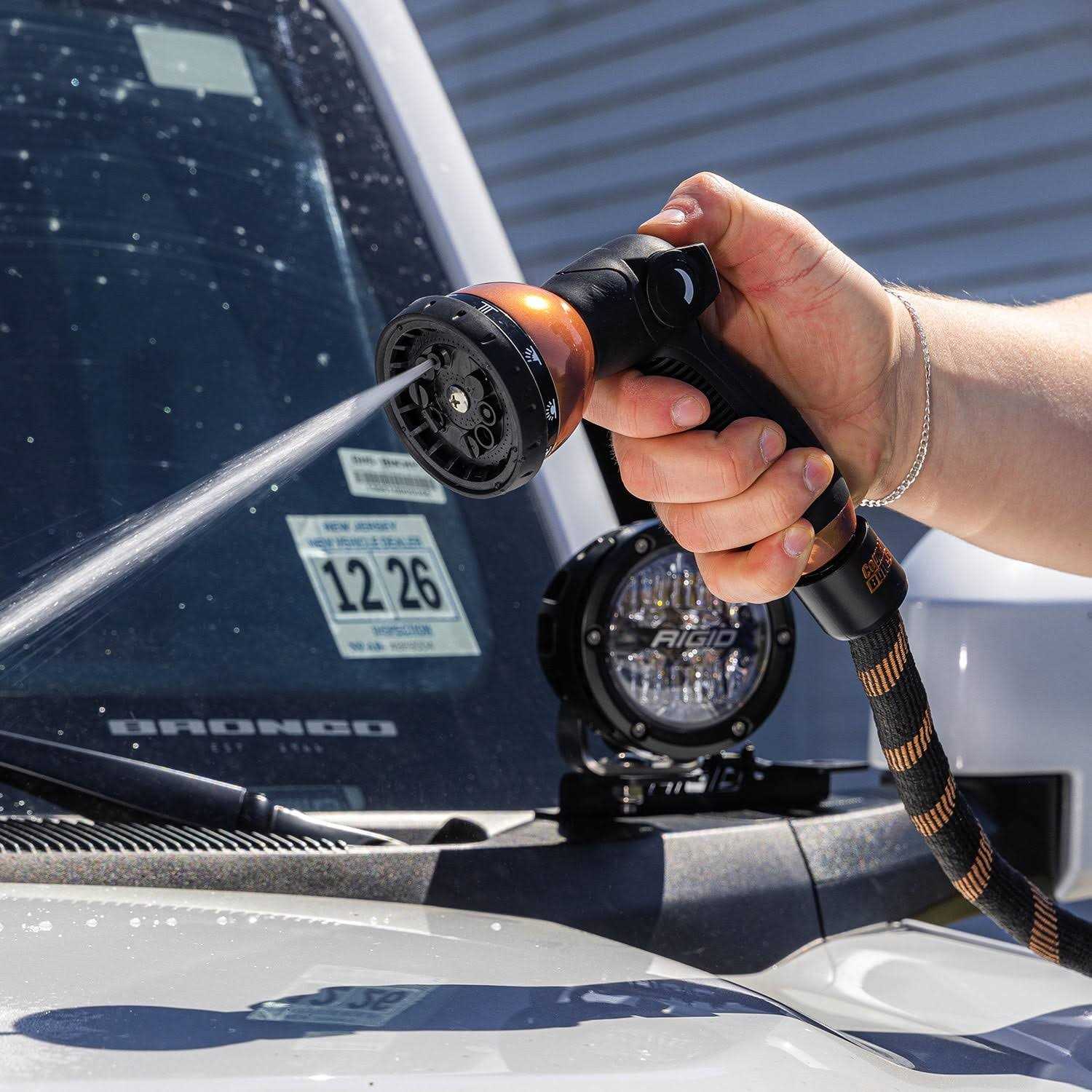 Pocket Hose Copper Bullet with Thumb Spray Nozzle As-seen-on-TV Expands - Image 2