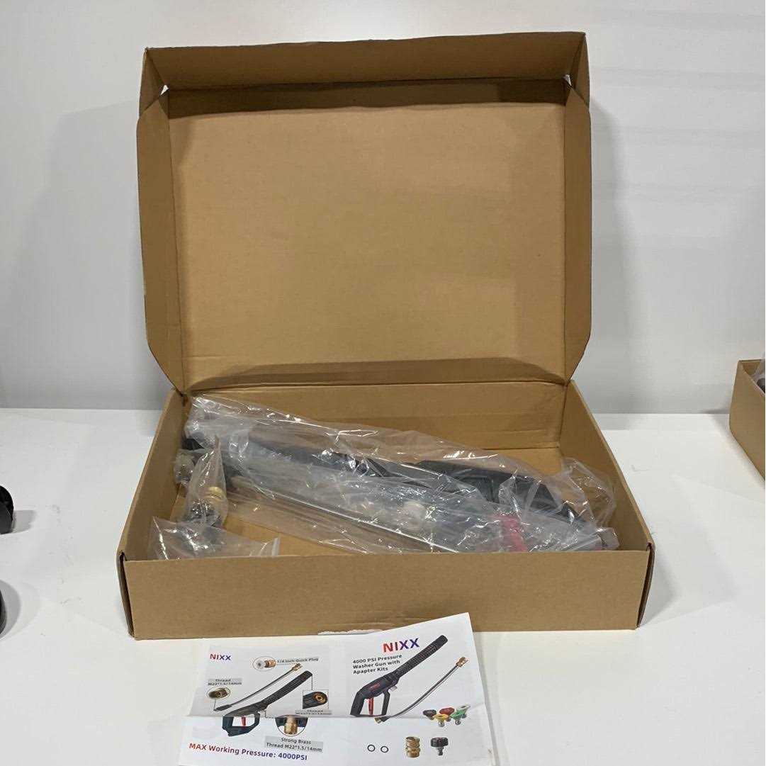 Pressure Washer Gun with Power Wash Extension Wand 4000PSI 5 Sprayer Nozzle Tips - Image 2