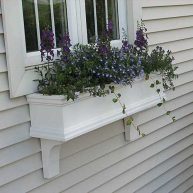 24 Charleston PVC Window Boxes – No Rot w/ 2 Free Brackets