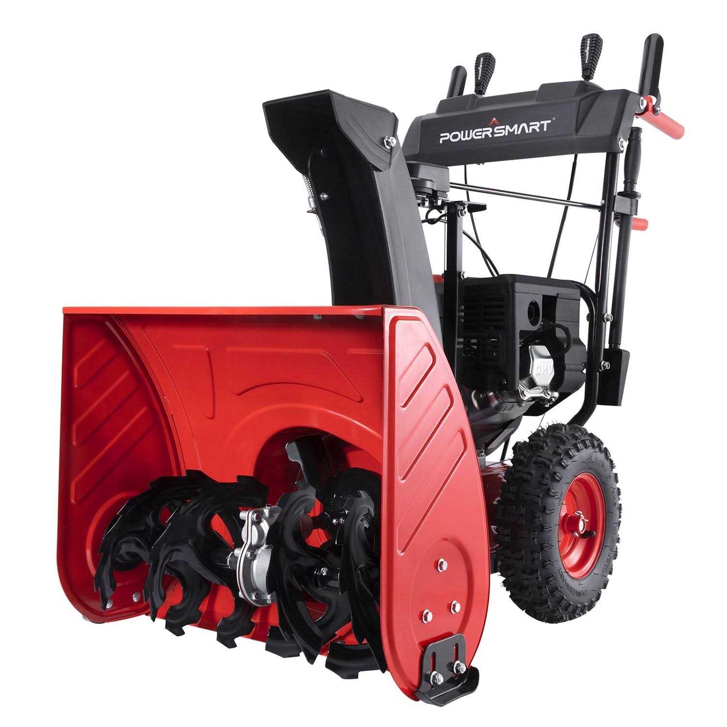 Powersmart pssw24 24 in. 212cc 2-Stage Electric Start Gas Snow Blower - Image 3