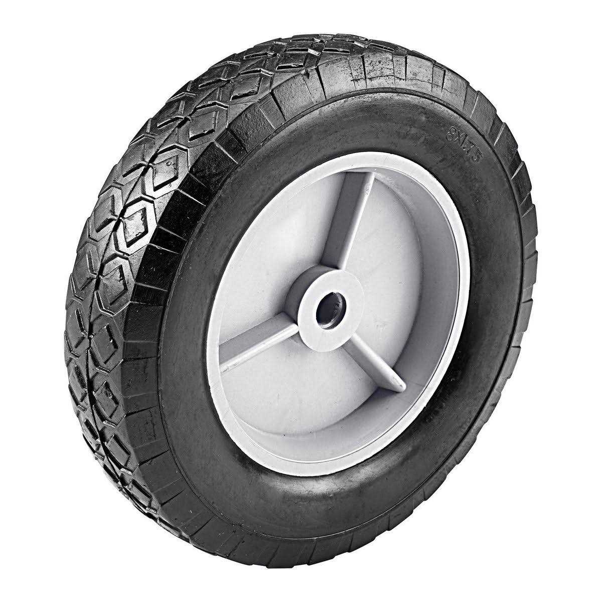 8 in. Solid Rubber Tire with PVC Hub