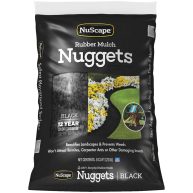 NuScape Black 0.8 cu. ft. Rubber Mulch Nuggets