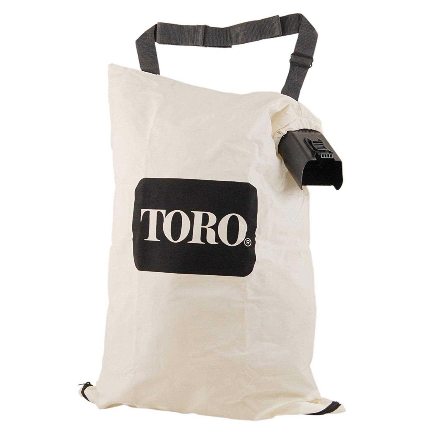 OEM Toro Blower Vacuum Bottom Zip Debris Dump Collection Bag / 51574