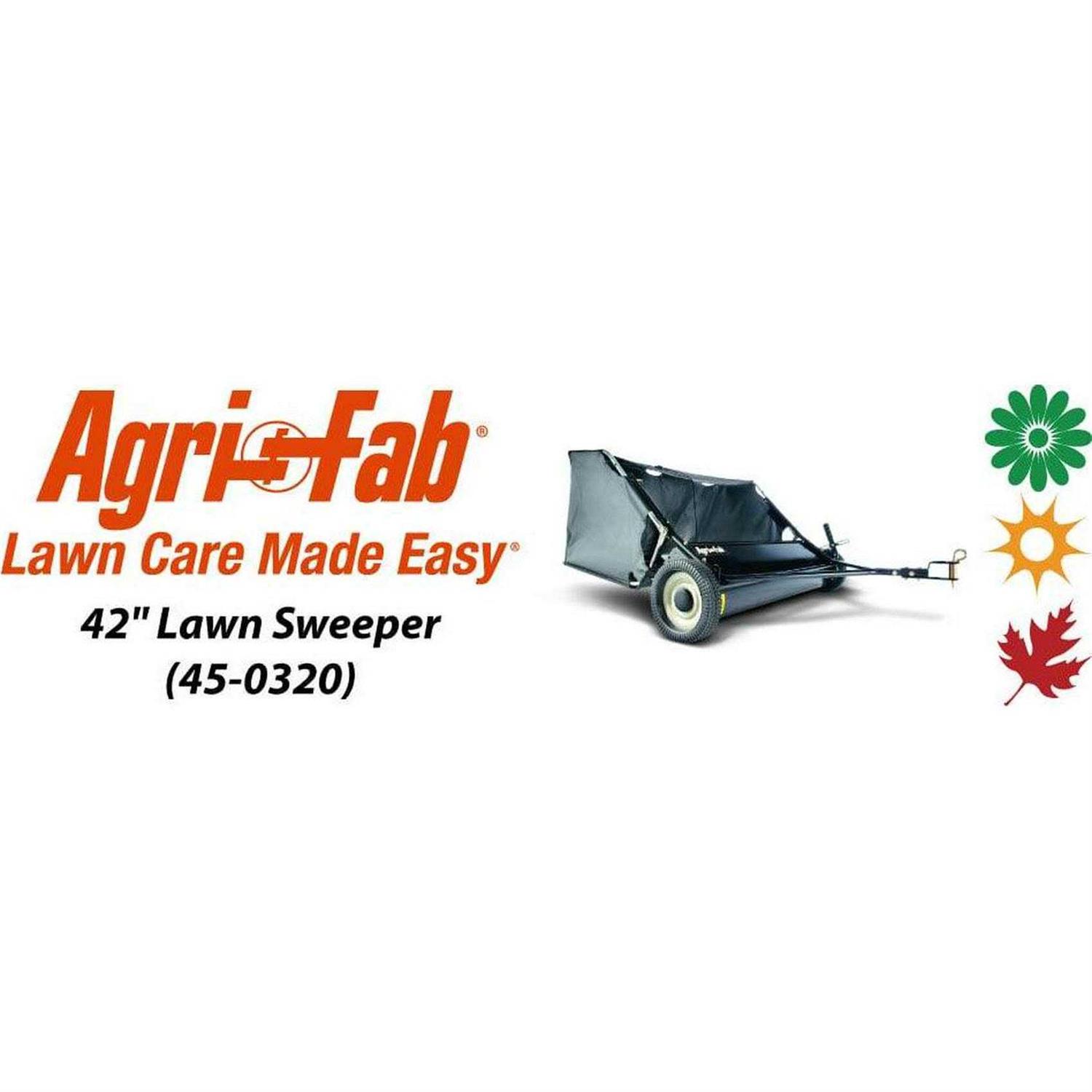 Agri-Fab 42 in Tow Lawn Sweeper 45-0320 - Image 3