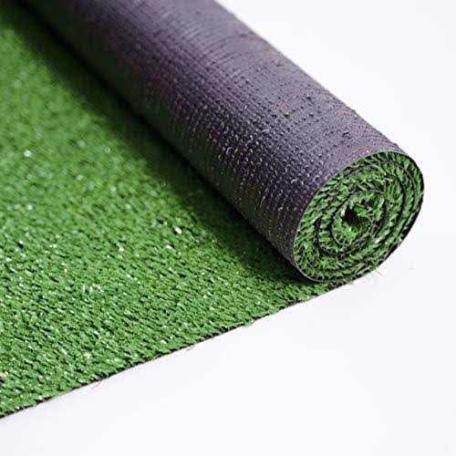 Ottomanson Evergreen Collection Waterproof Solid Grass Design Indoor/Outdoor Artificial Grass Rug - Image 4
