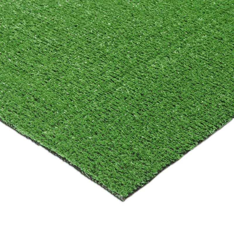 Ottomanson Evergreen Collection Waterproof Solid Grass Design Indoor/Outdoor Artificial Grass Rug - Image 4