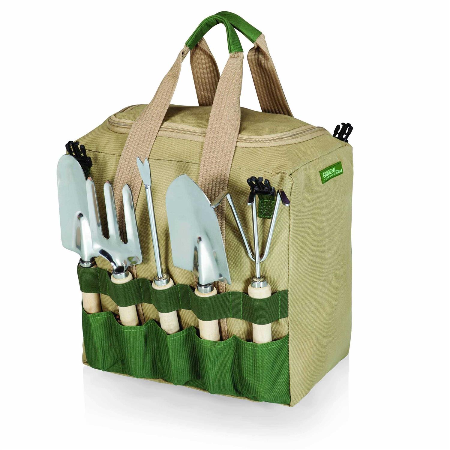 Picnic Time Gardener Folding Seat with Tools