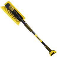 Rain-x 61 inch Extendable Car Snow Broom and Ice Scraper Tool, Black and