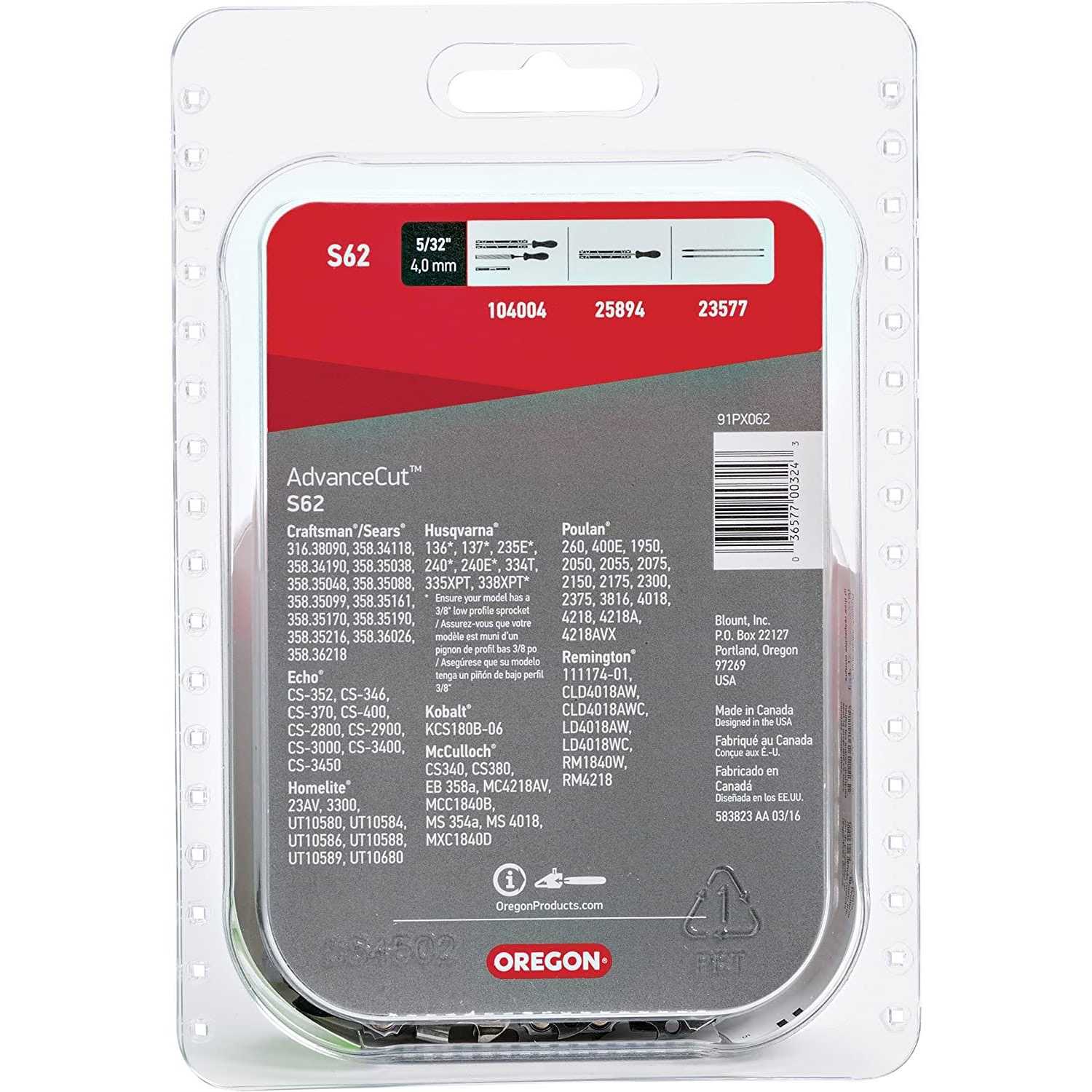 Oregon S62 Saw Chain 18 - Image 2