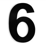 6 in. Floating Mount House Number Barton