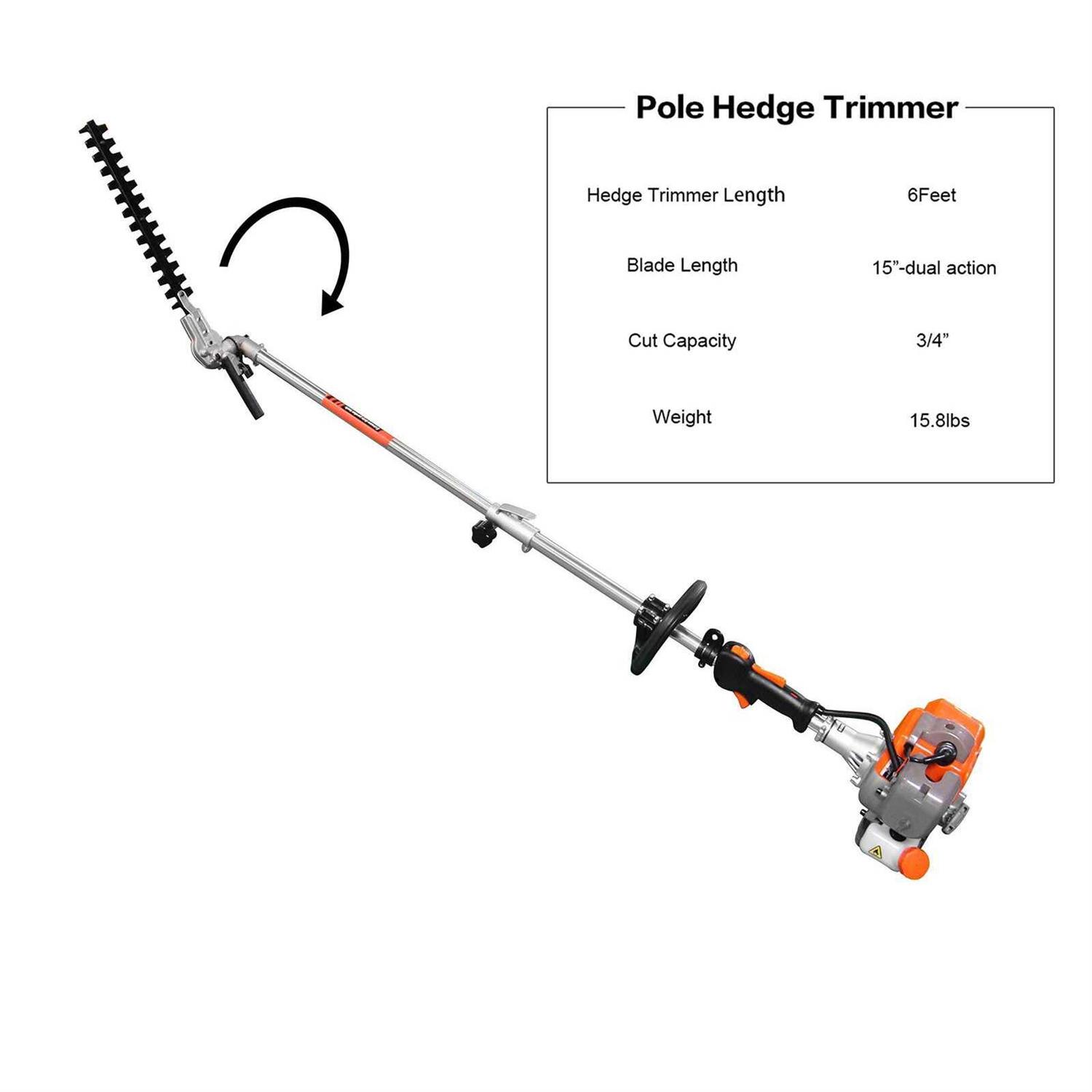 PROYAMA 26cc 6 in 1 Multi Functional Trimming Tools Gas Hedge Trimmer - Image 5