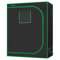 48x24x60 Grow Tent, 4×2 Advanced Grow Tent Observation Window and Floor Tray Plants for VS2000