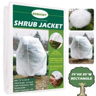 REMIAWY Plant Covers Freeze Protection Frost Blanket for Plants Tree Blanket Cover Shrub Covers Jacket with Zipper Drawstring