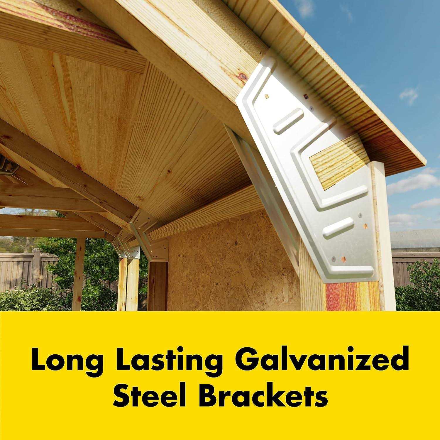 2x4basics 90192MI Custom Shed Kit with Peak Roof - Image 3