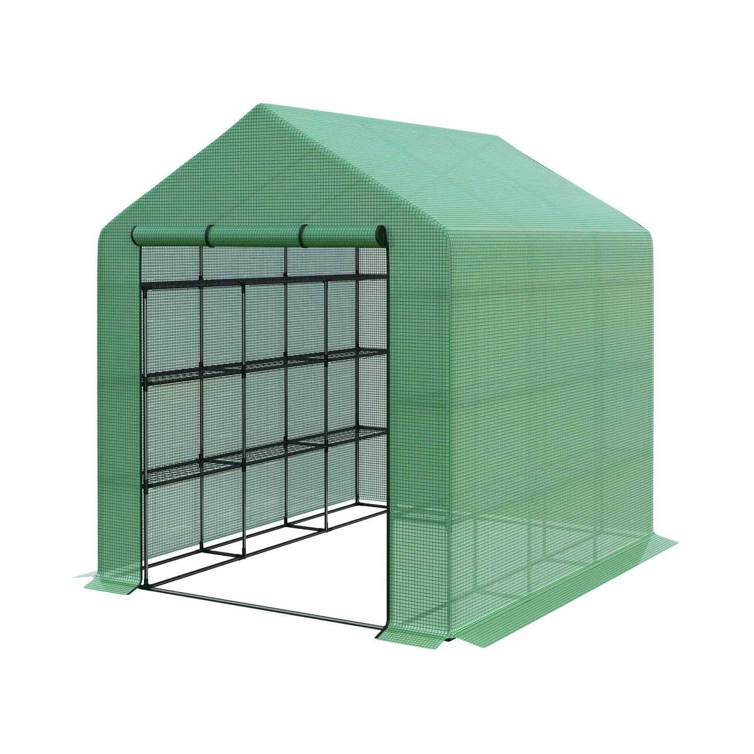 Outsunny Walk-in Greenhouse - Image 2