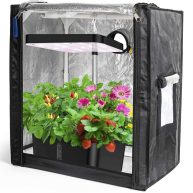 POTLAB Small Grow Tent for AeroGarden Indoor Garden Mini Grow Tent for Hydroponics Growing System,Protection Enclosure for Indoor herb Garden :18.9