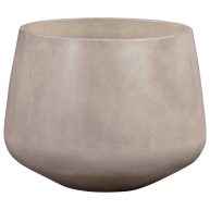 Amethyst Round Lightweight Concrete Indoor or Outdoor Planter Armen Living