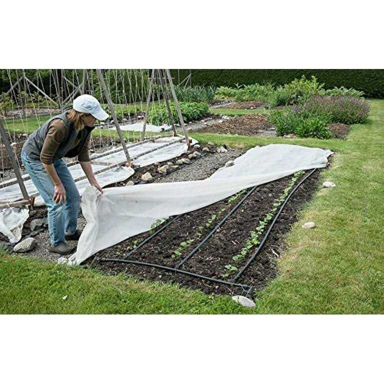 25′ / 50′ / 100′ Agribon Ag-19 Floating Row Crop Cover / Frost Blanket / Garden Fabric Plant Cover - Image 2