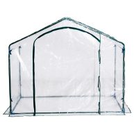 Outsunny 6 x 3.5 Ft. Portable Outdoor Walk-In Greenhouse with Clear PVC Cover