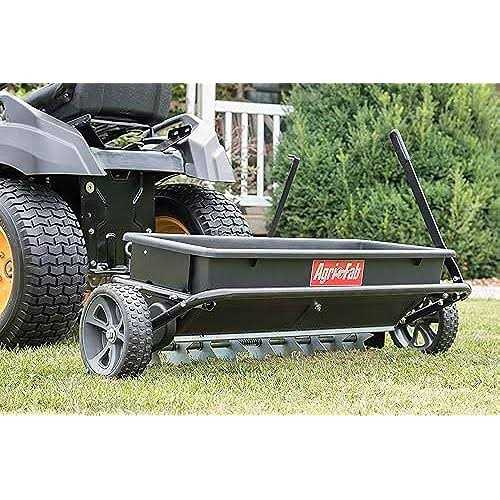 100lb Poly Drop Spreader/Spike Aerator - Image 2