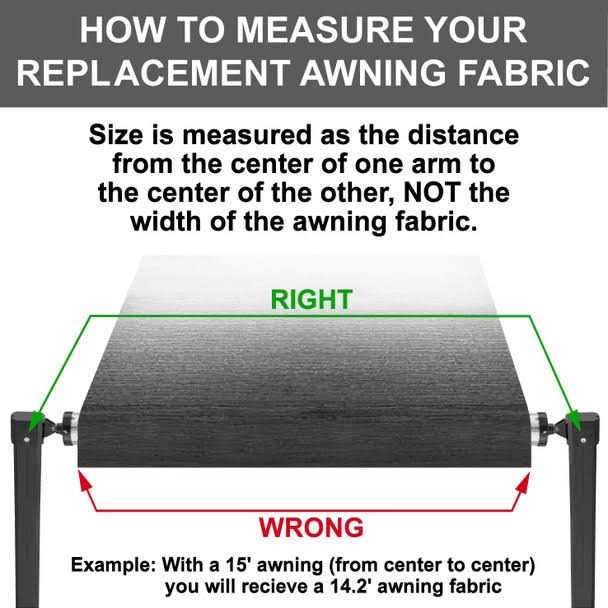 RecPro® RV Awning Replacement Fabric Heat-Welded Seams - Image 4