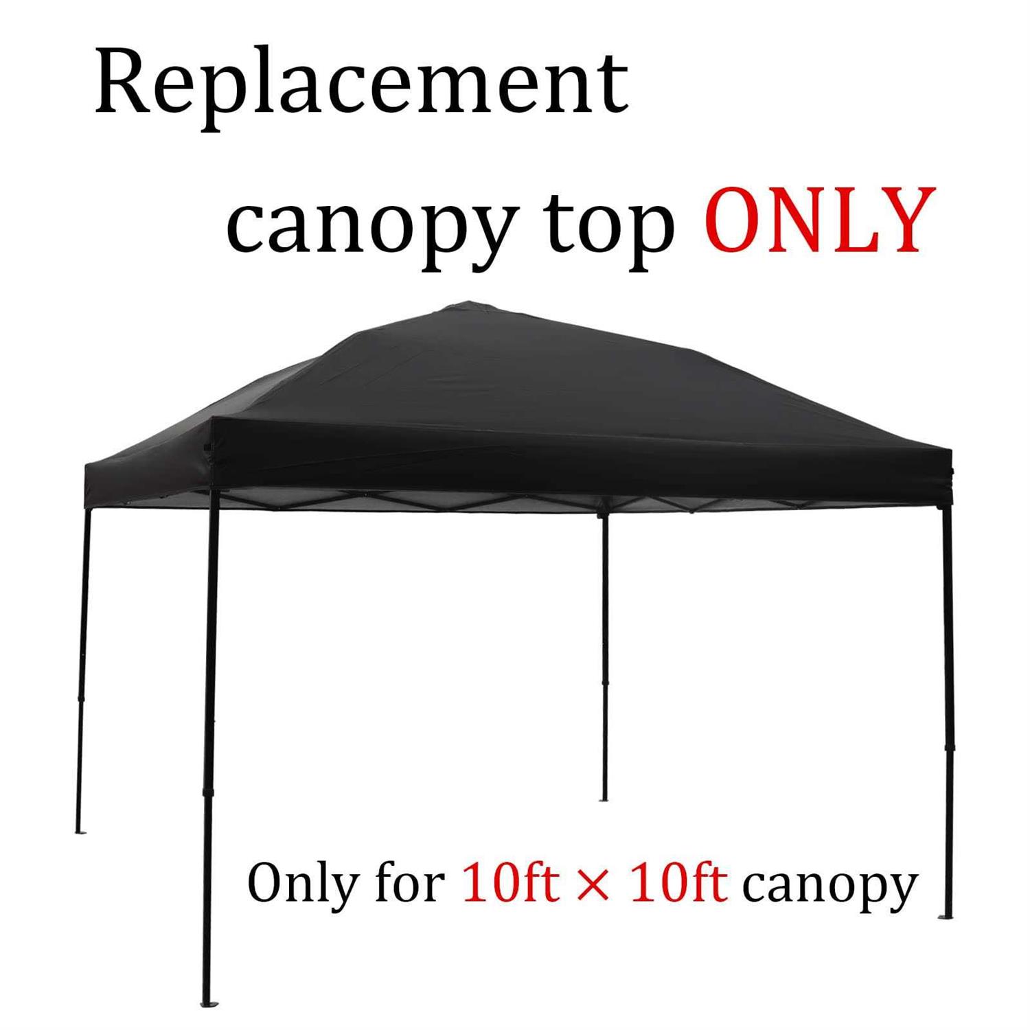 Replacement Canopy Top 10′ x 10′ Pop-Up Canopy Top Cover for Canopy Straight Leg Tent Top Cover - Image 3