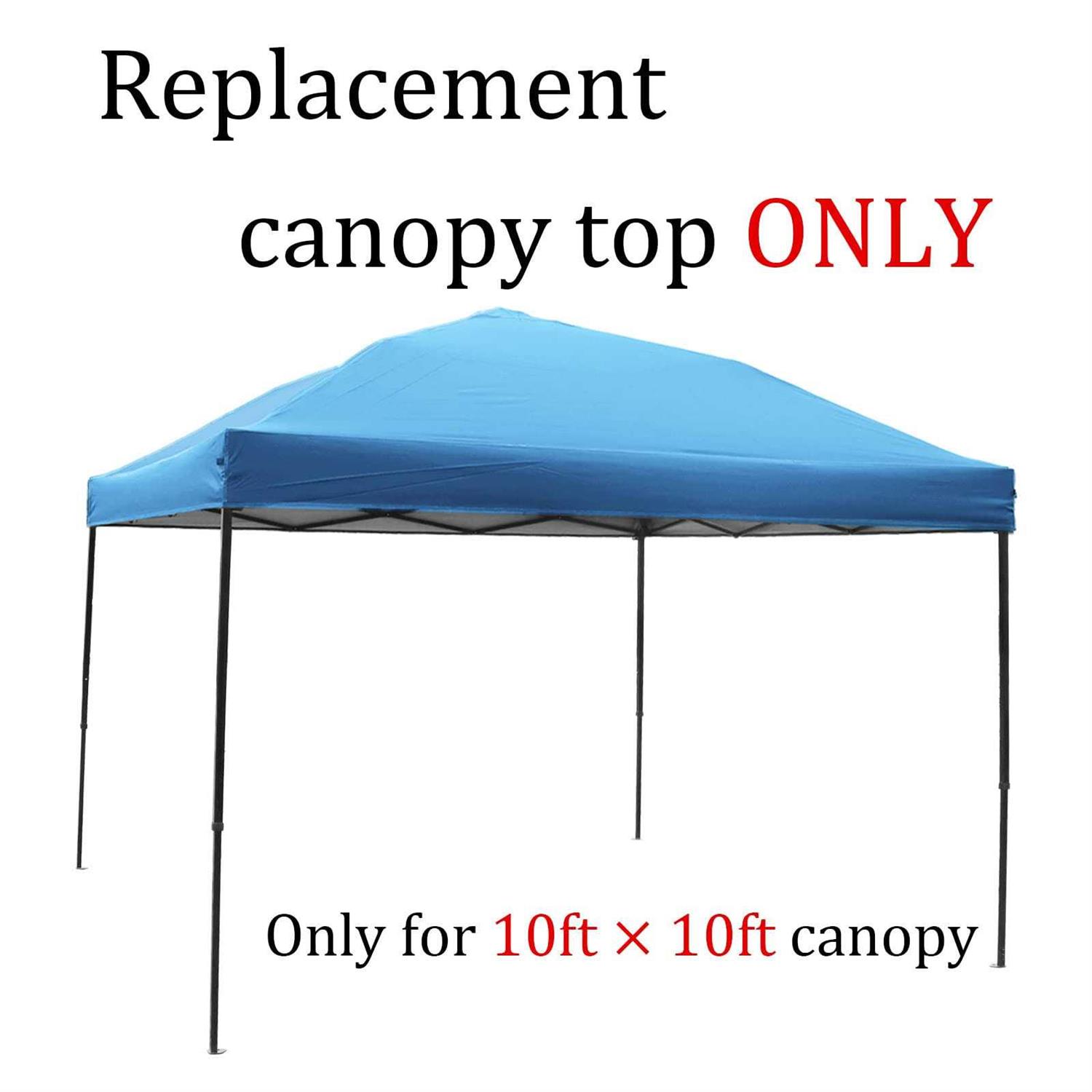 Replacement Canopy Top 10′ x 10′ Pop-Up Canopy Top Cover for Canopy Straight Leg Tent Top Cover - Image 2