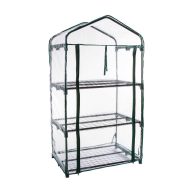 Pure Garden 3-Shelf Mini Greenhouse & Cover