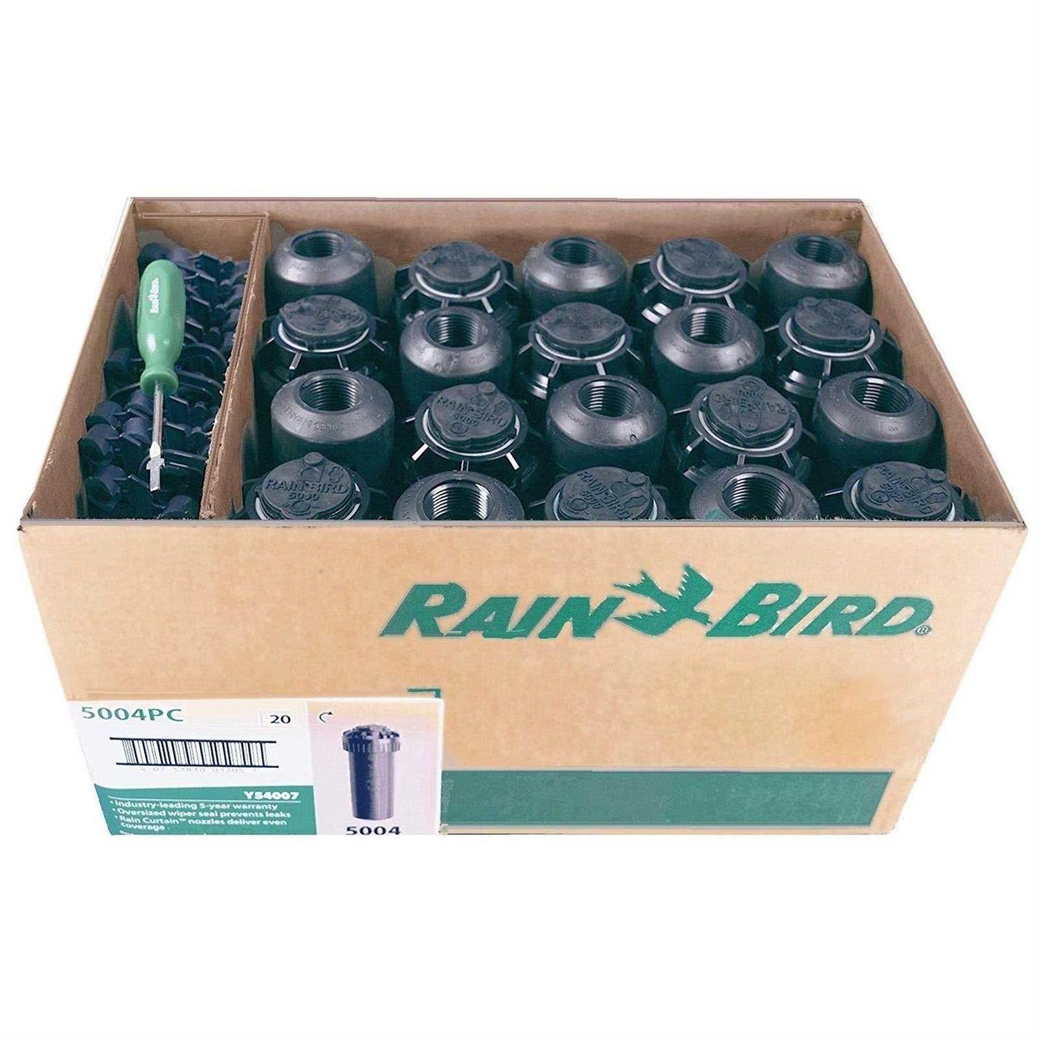Rain-bird 5000 Series Rotor Sprinkler Head 5004 PC Model Adjustable Degree Part-Circle