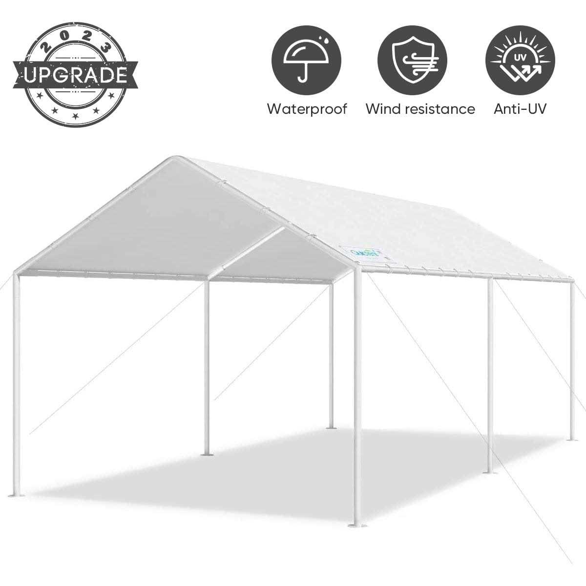 Quictent 20′ x 10′ Heavy Duty Carport Canopy - Image 3