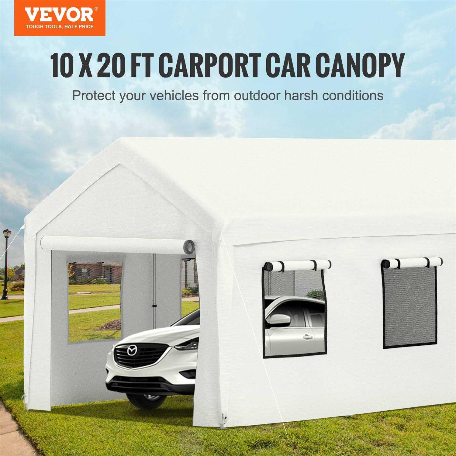 10 Ft. W x 20 Ft. D Canopy VEVOR Canopy - Image 3