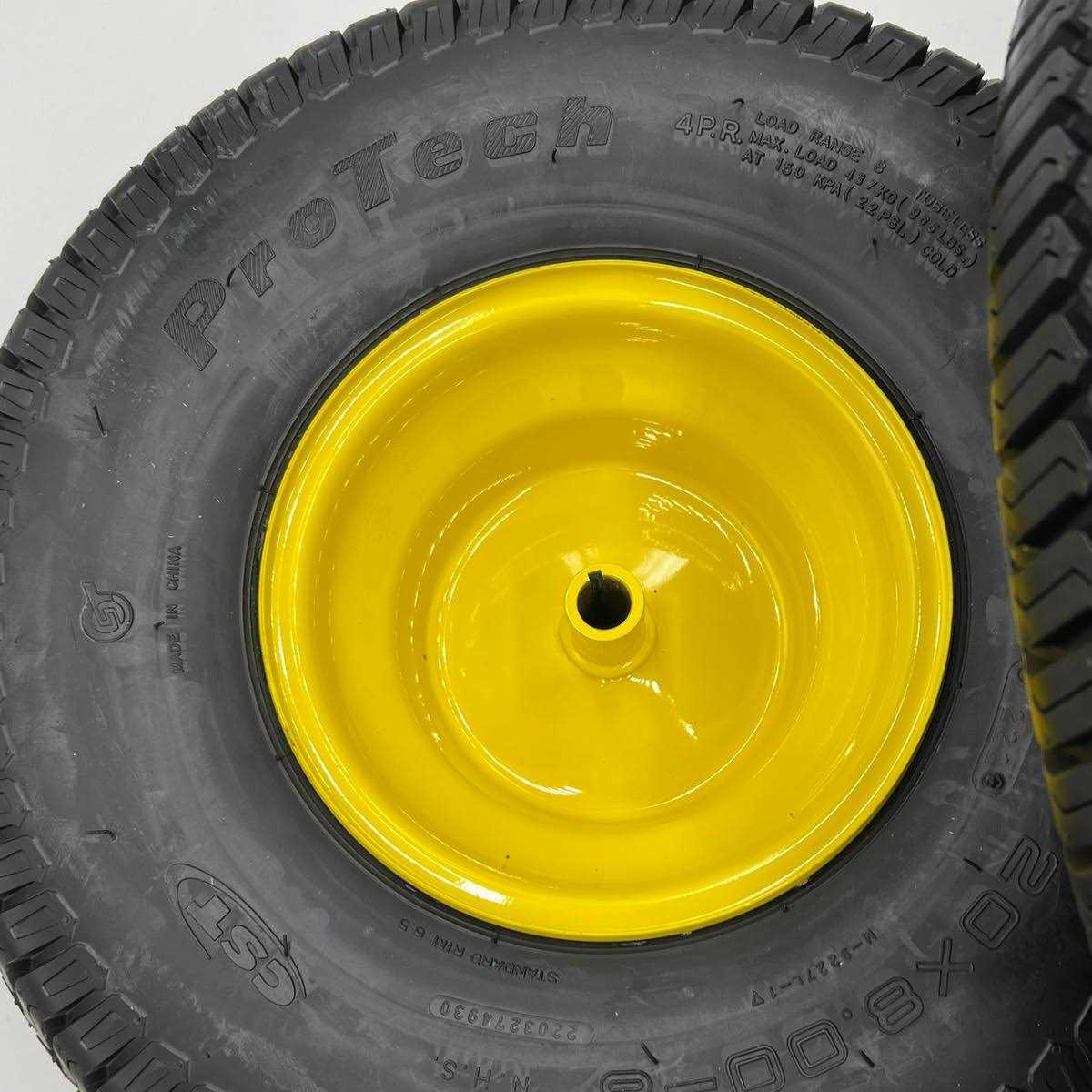 20×8.00-8 Lawn Mower Wheels Turf Tech Tread - Image 2