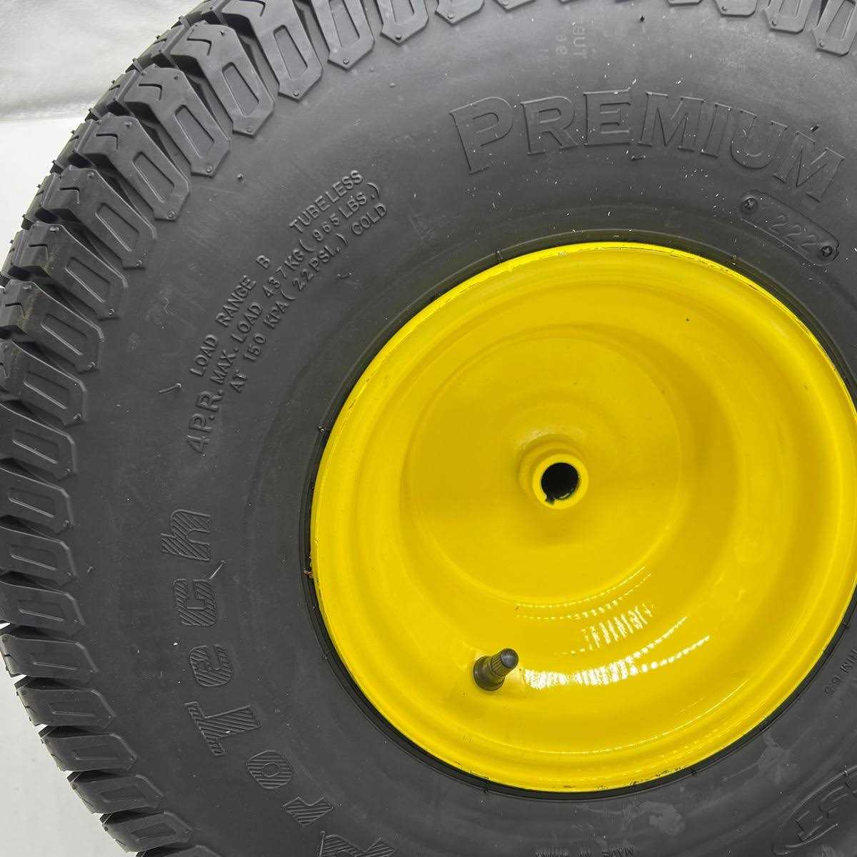 20×8.00-8 Lawn Mower Wheels Turf Tech Tread - Image 3