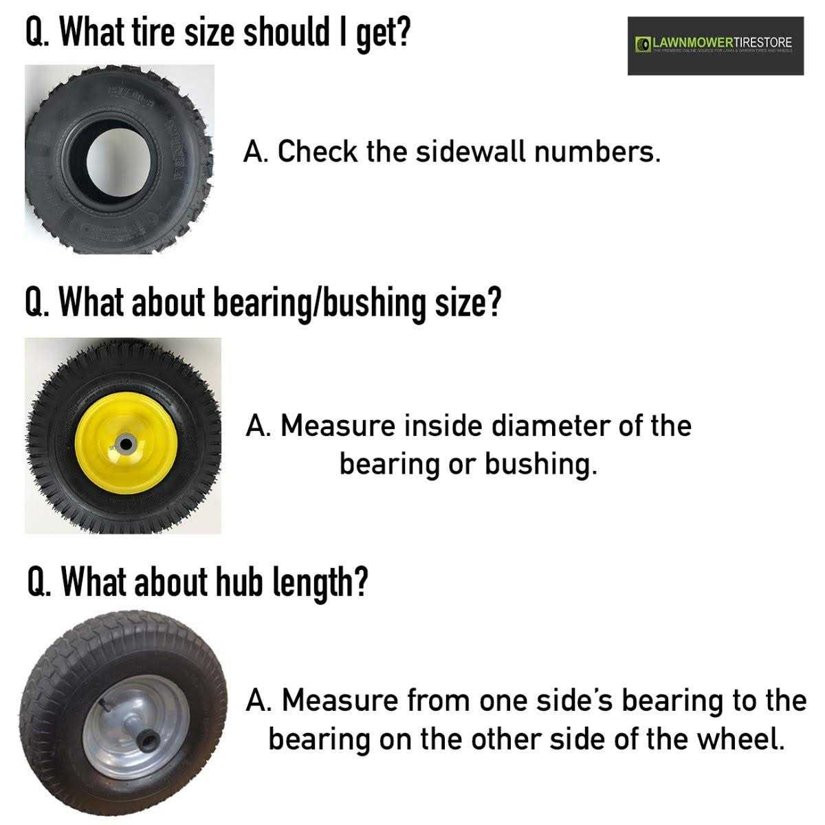 20×8.00-8 Lawn Mower Wheels Turf Tech Tread - Image 4