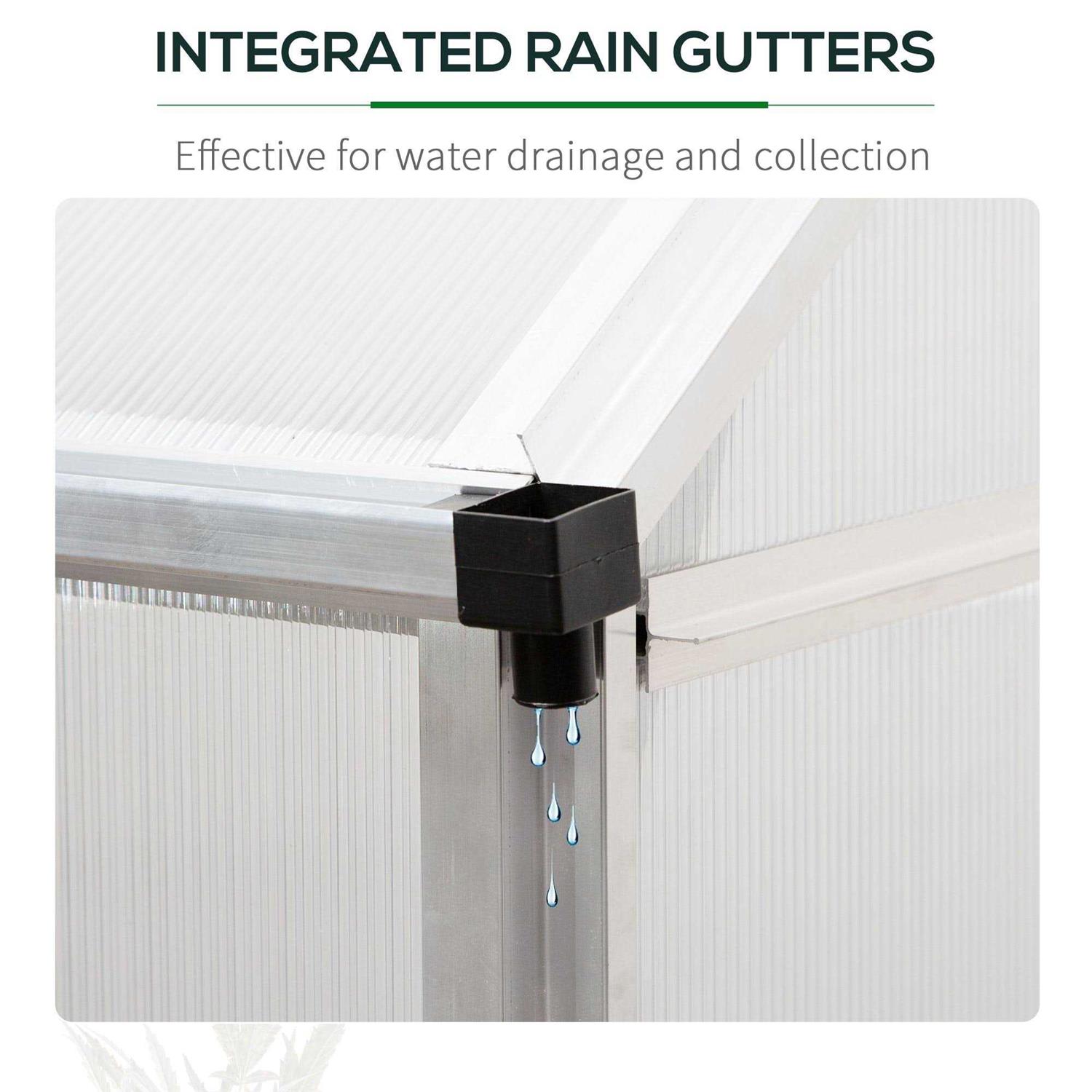 Outsunny 6′ x Walk Greenhouse - Image 2