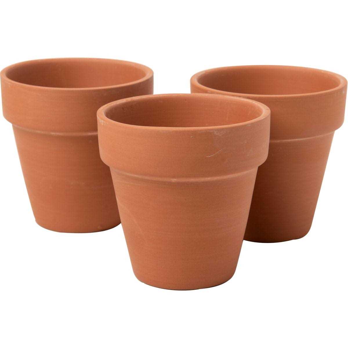 Plaid 44904 2 5/8 Unpainted Surface Terra Cotta Pot Set