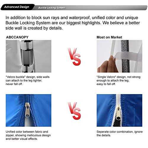 Abccanopy Instant Canopy Sunwall 10×10 FT - Image 5