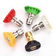 Peggas Pressure Washer Nozzles Tips Multiple Degrees 4000psi Premium Power Washer Nozzle Tips Set for 1/4&” Quick Connect Nozzles
