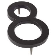 8 in. Floating Mount House Number Montague Metal Products Inc