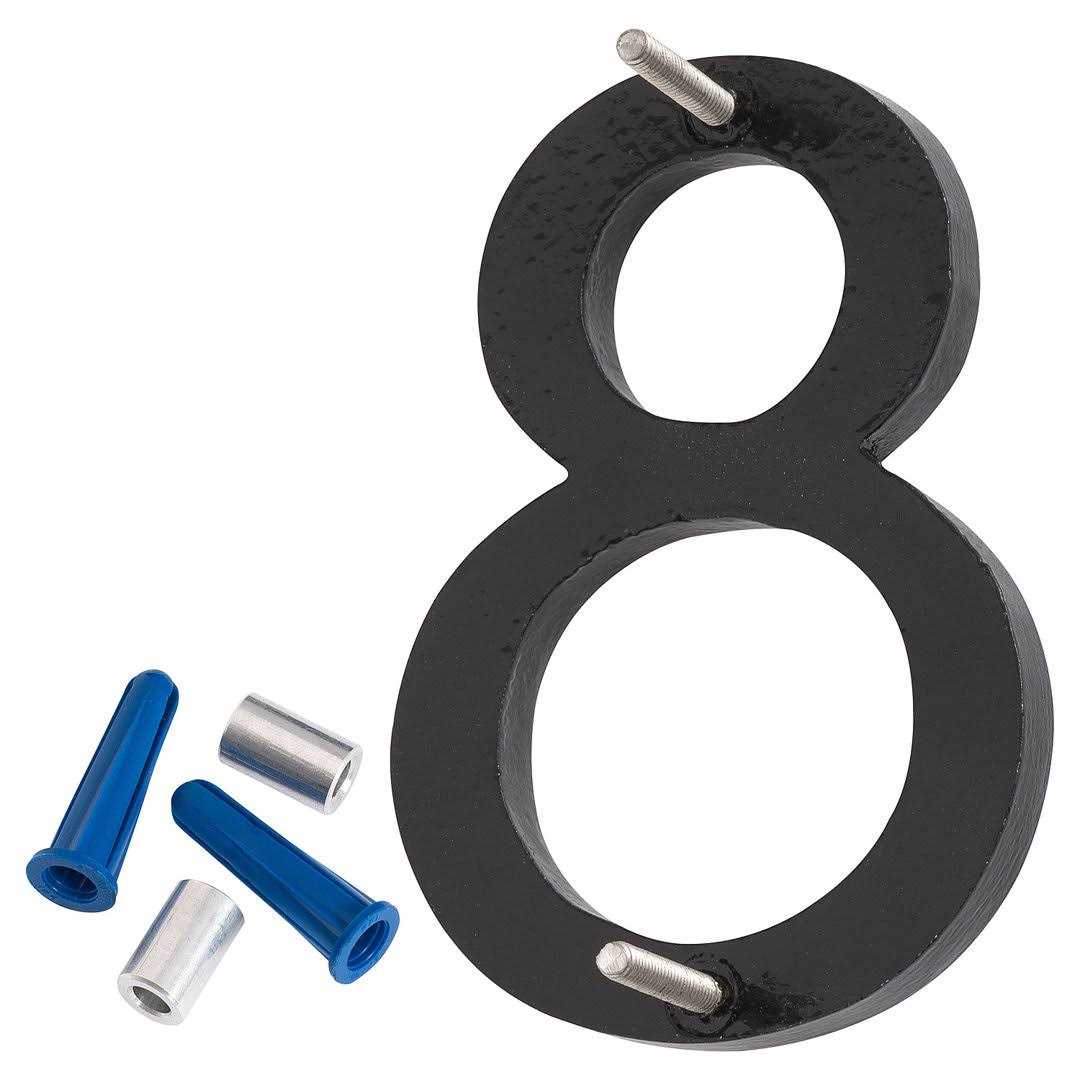 8 in. Floating Mount House Number Montague Metal Products Inc - Image 3