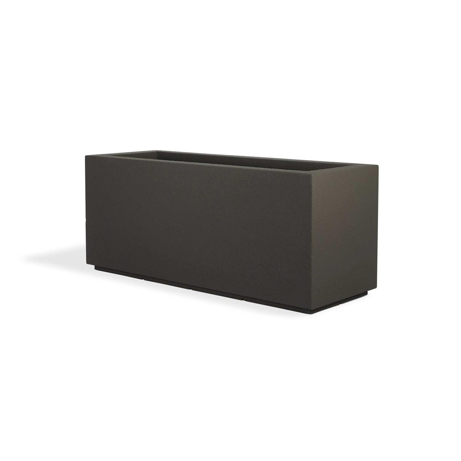 PolyStone Planters Milan Tall 46 in. x 19 Trough Planter