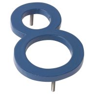 16 in. Flat Floating Mount House Number Montague Metal Products Inc