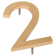 16 in. Flat Floating Mount House Number Montague Metal Products Inc