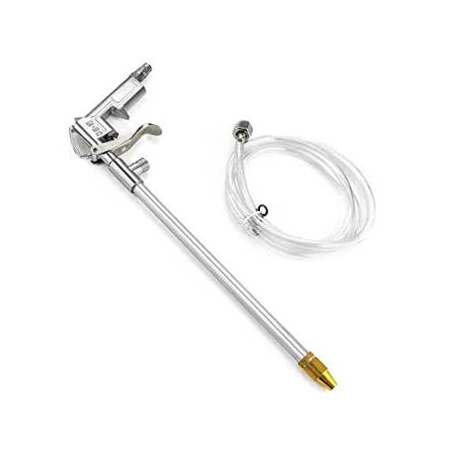 QWORK Spray Gun Aluminum Pneumatic Syphon Air Engine Cleaning Washer Gun Kit Tool - Image 3