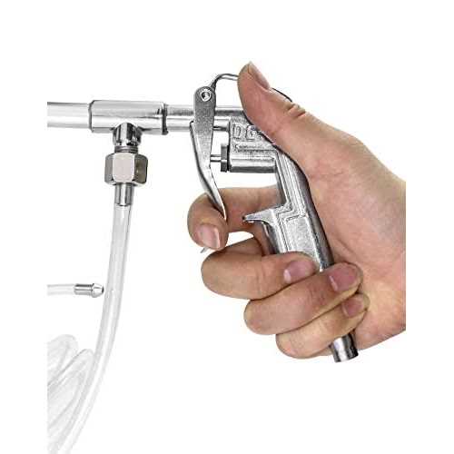 QWORK Spray Gun Aluminum Pneumatic Syphon Air Engine Cleaning Washer Gun Kit Tool - Image 4