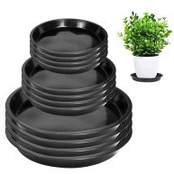 12pack Plant Saucer 6 8 10 Inch Plant Tray Heavy Duty Plant Water Tray for Indoor Outdoor Garden Plants