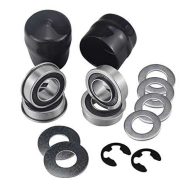 9040H Front Wheel Bushing to Bearing Conversion Kit Compatible with Craftsman