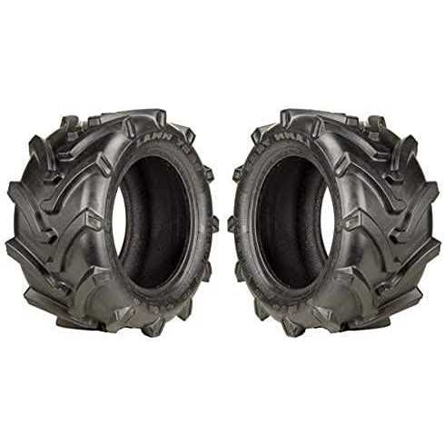 Pair of Lawn Trac Heavy Duty Bar Lug Tires