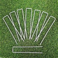 One Stop Outdoor Green Top 6 Inch Garden Stakes Landscape Staples