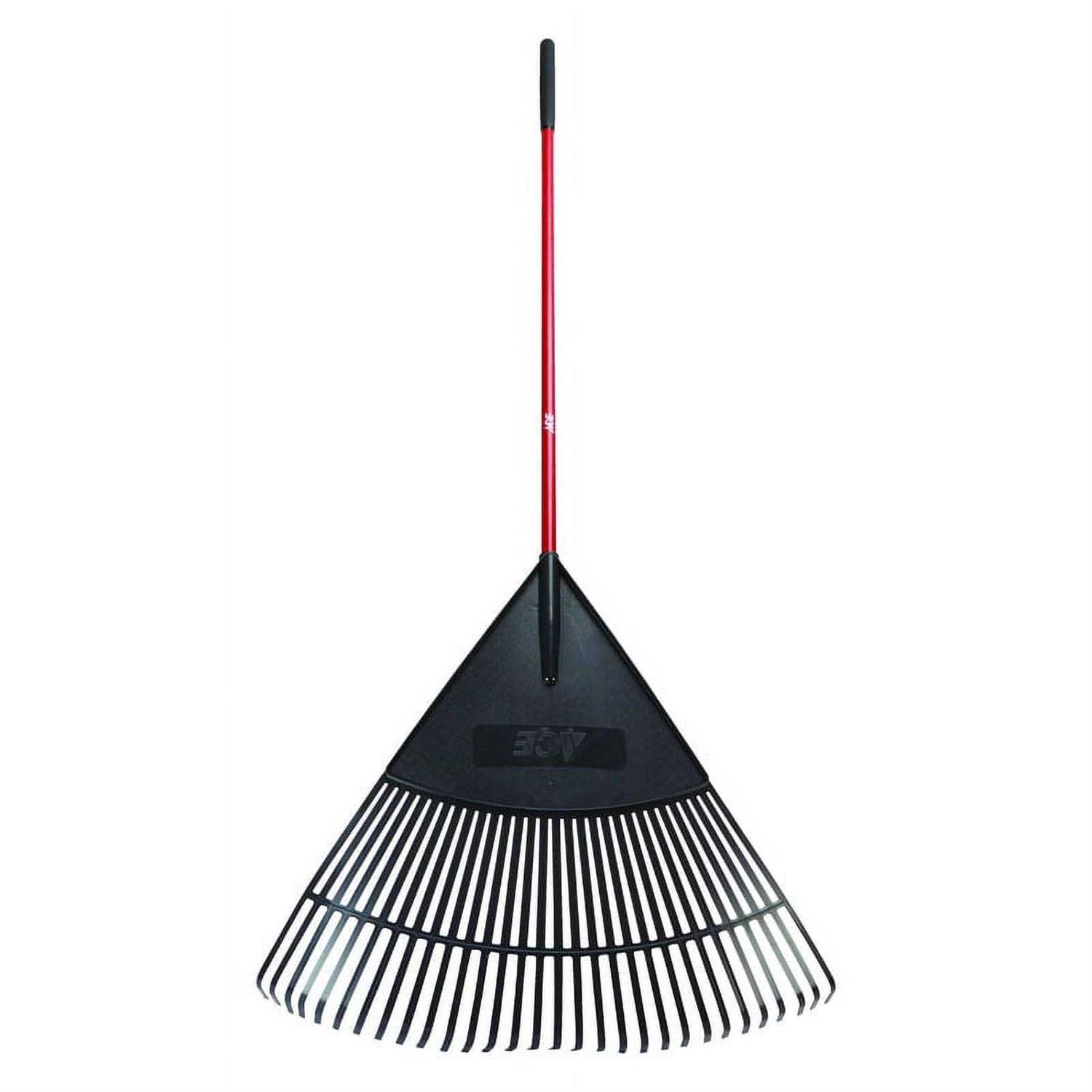 Ace 69.75 in. 30 Tine Poly Rake Fiberglass Handle - Image 3